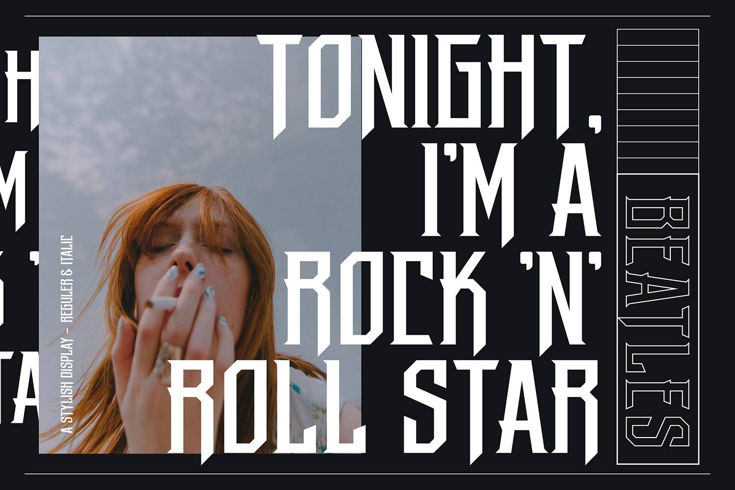 Beatles Font sample