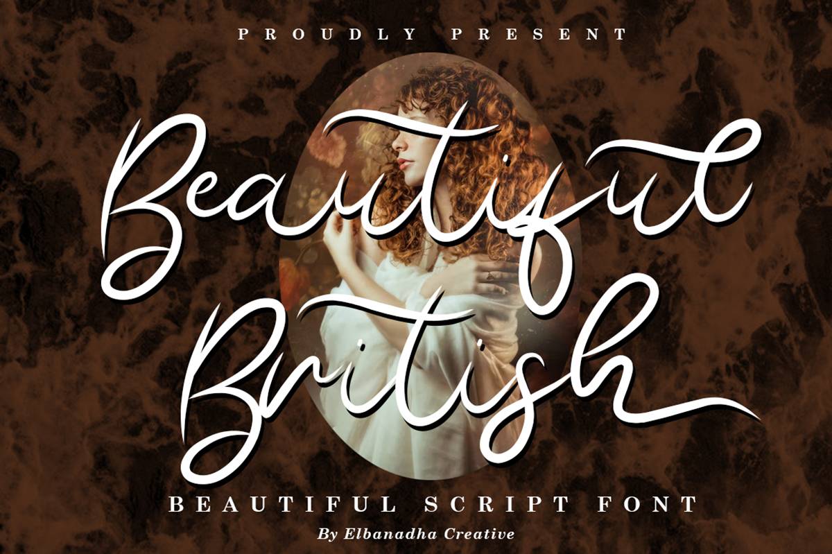 Beautiful Bristish Font sample