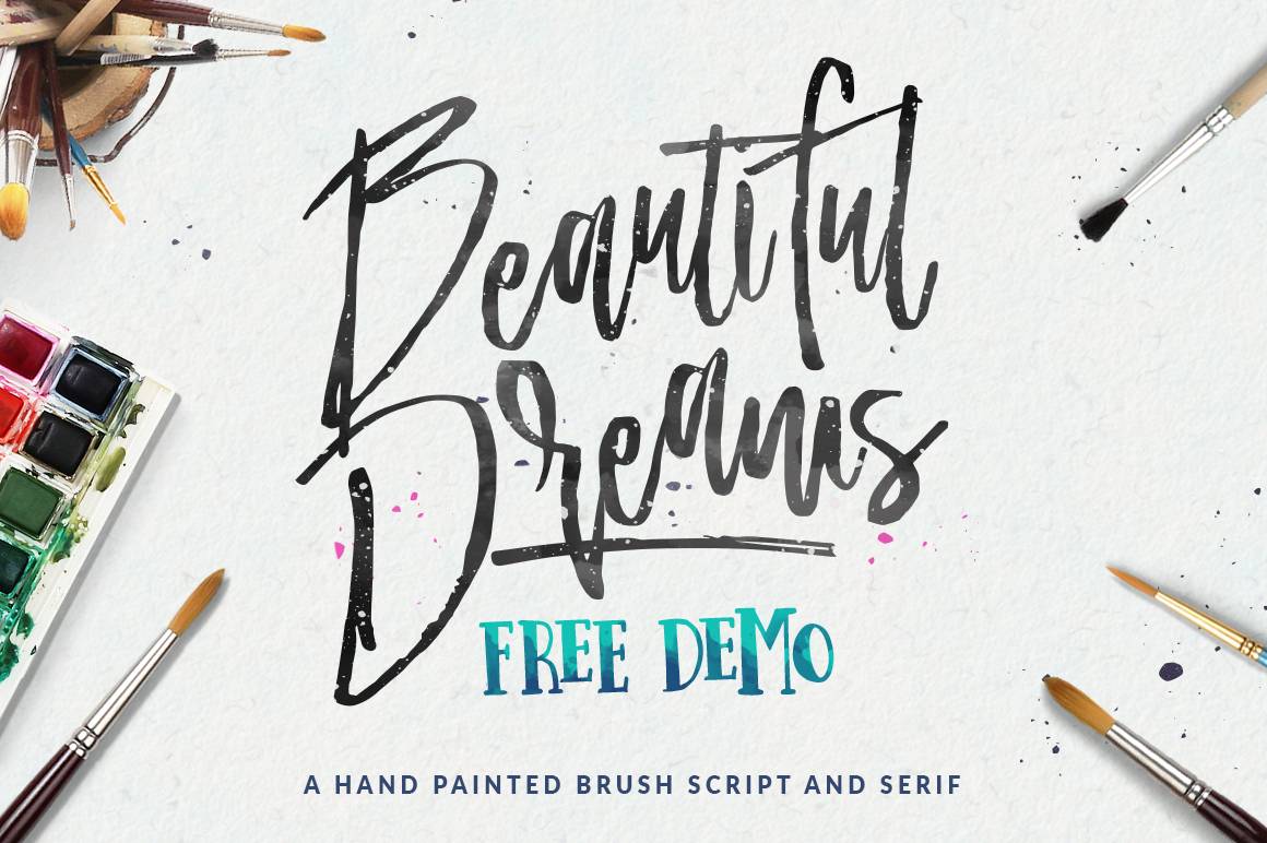 Beautiful Dreams Demo Font sample