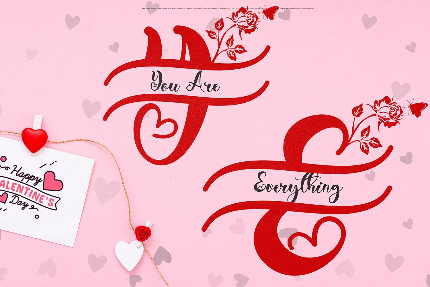 Beautiful Monogram Font sample
