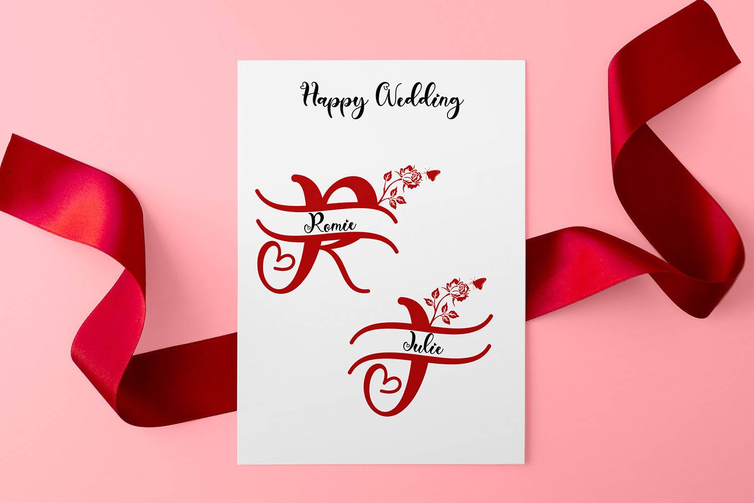 Beautiful Monogram Font sample