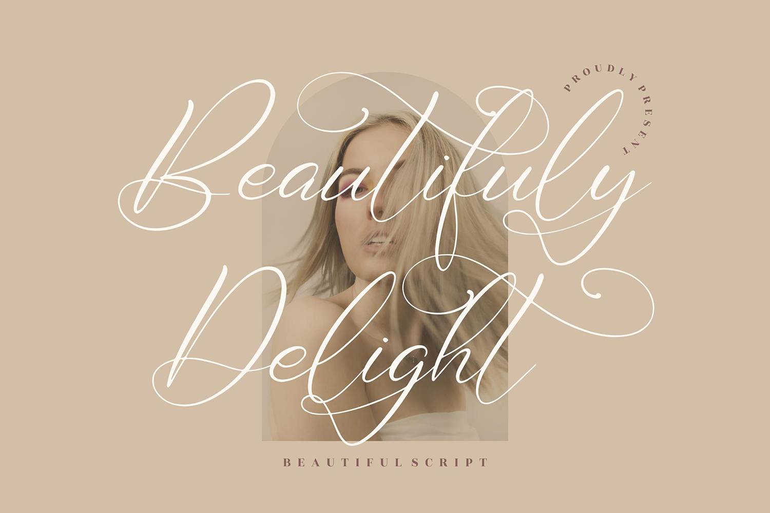 Beautifuly Delight Font sample