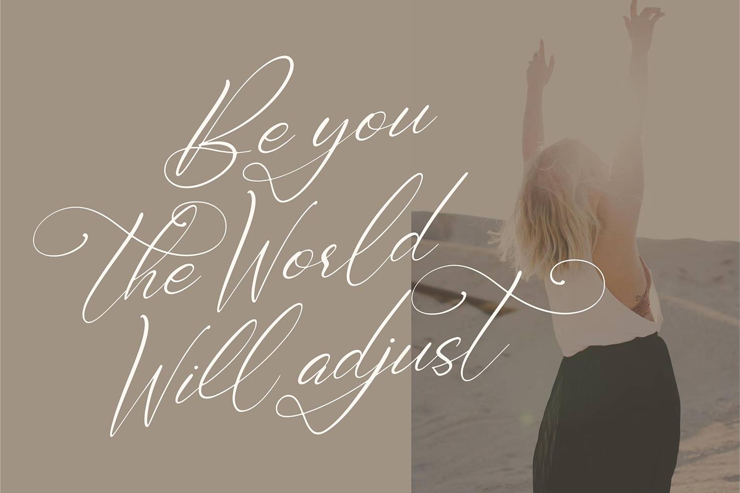 Beautifuly Delight Font sample
