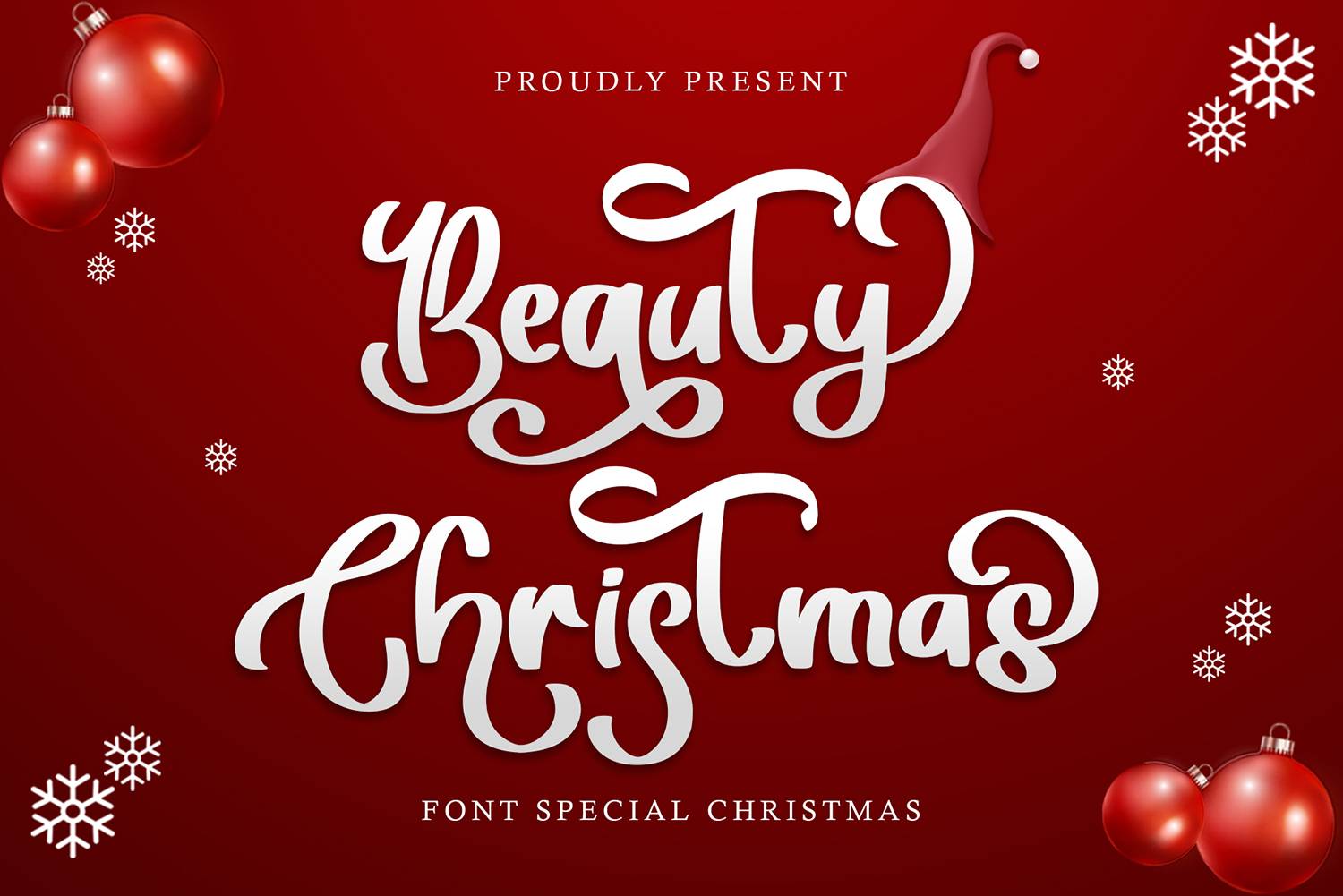Beauty Christmas Font sample
