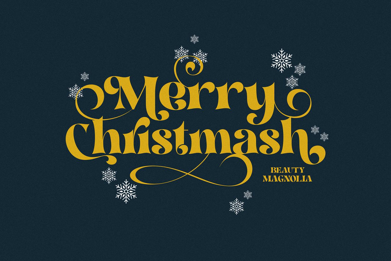 Beauty Magnolia Font sample