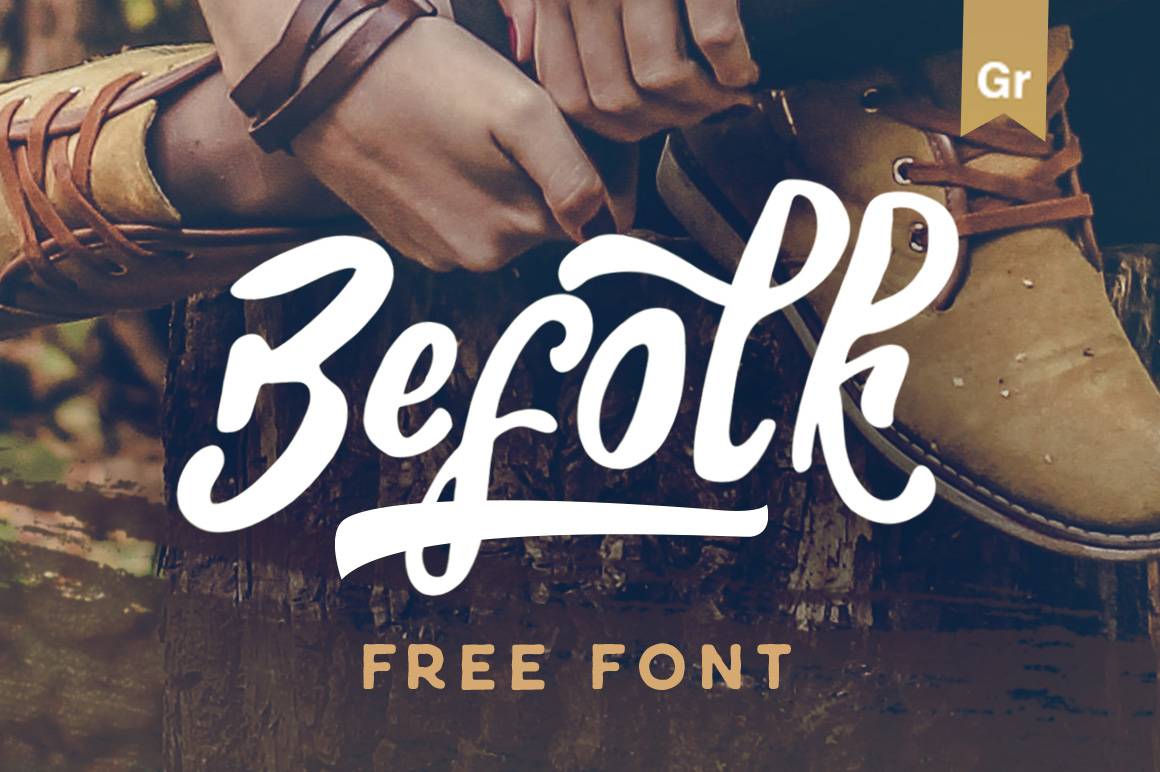 Befolk Font sample