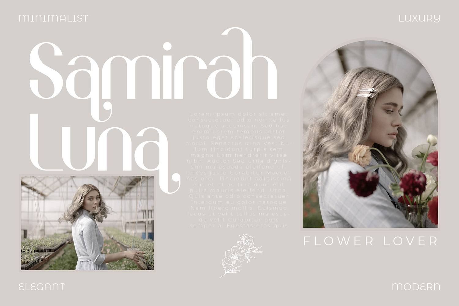 Behila Font sample