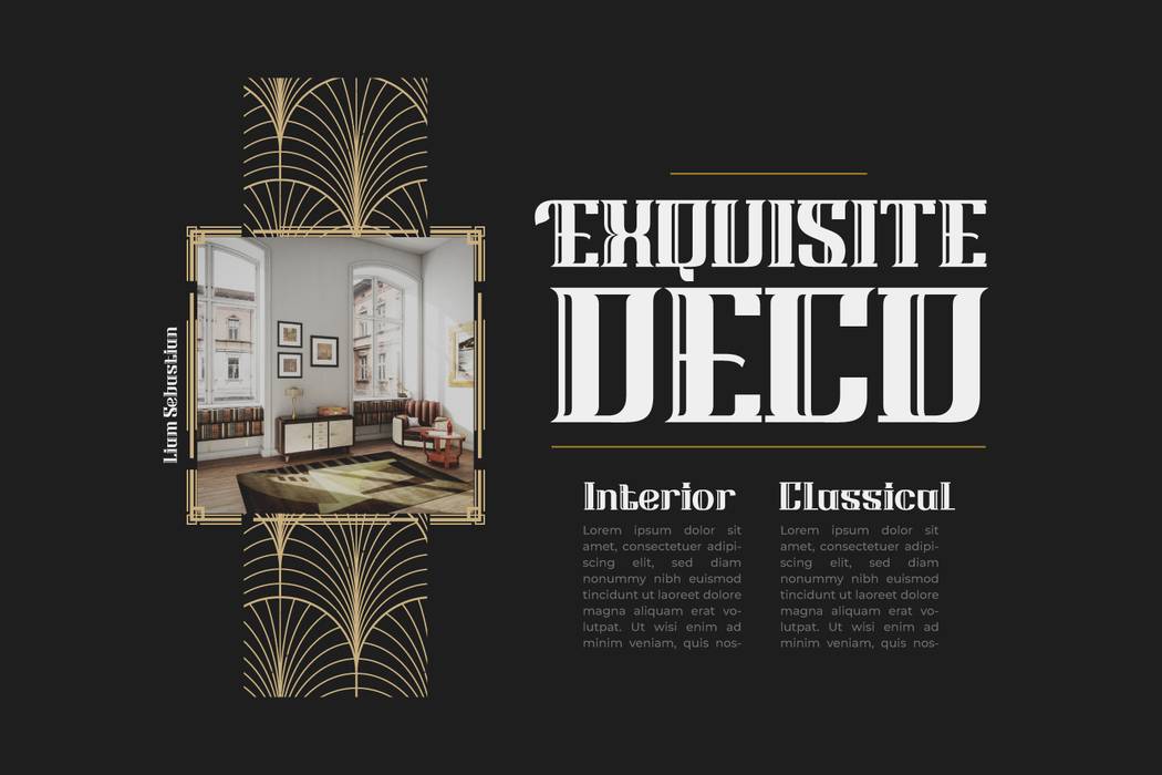Behiner Font sample
