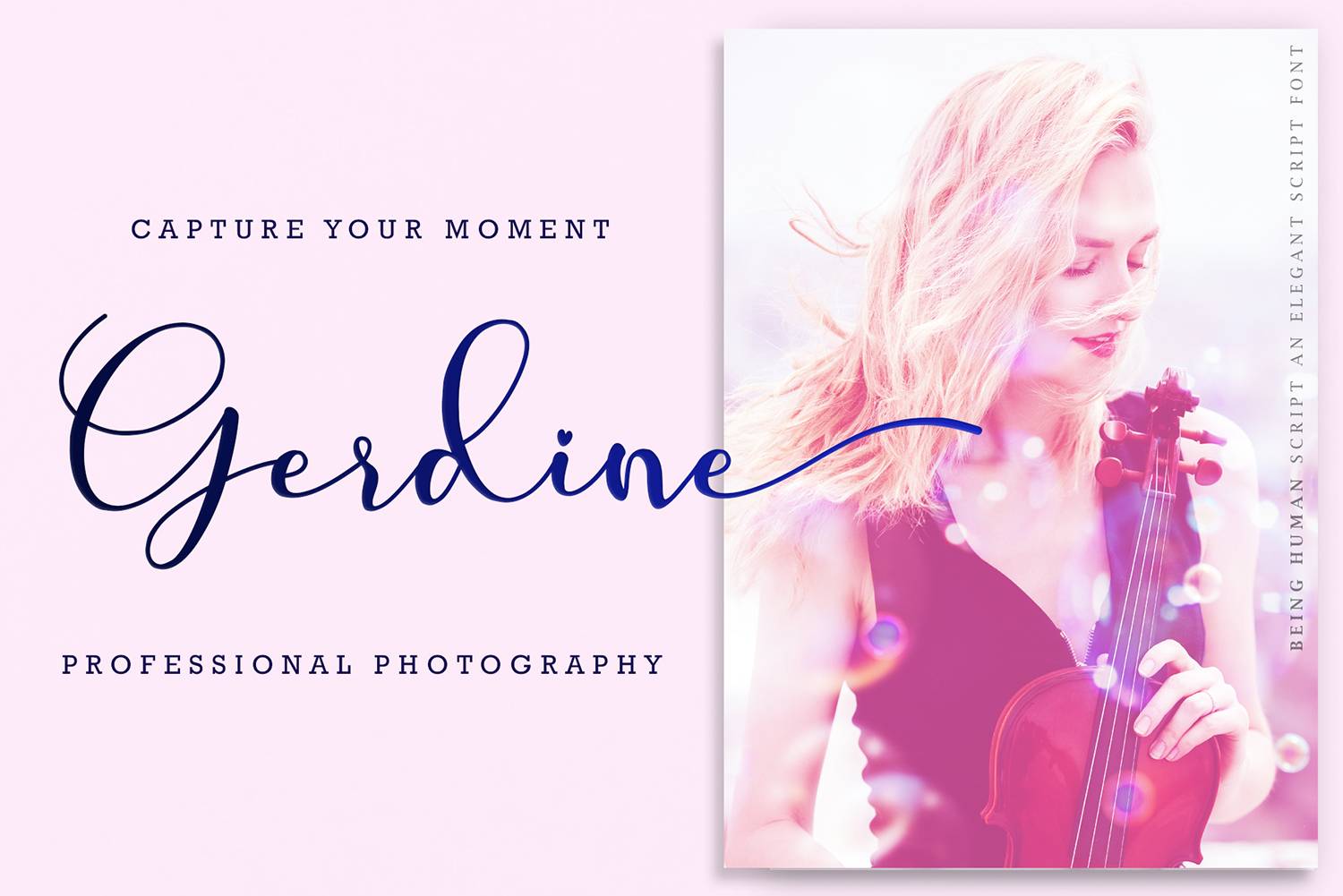 Being Human Font sample