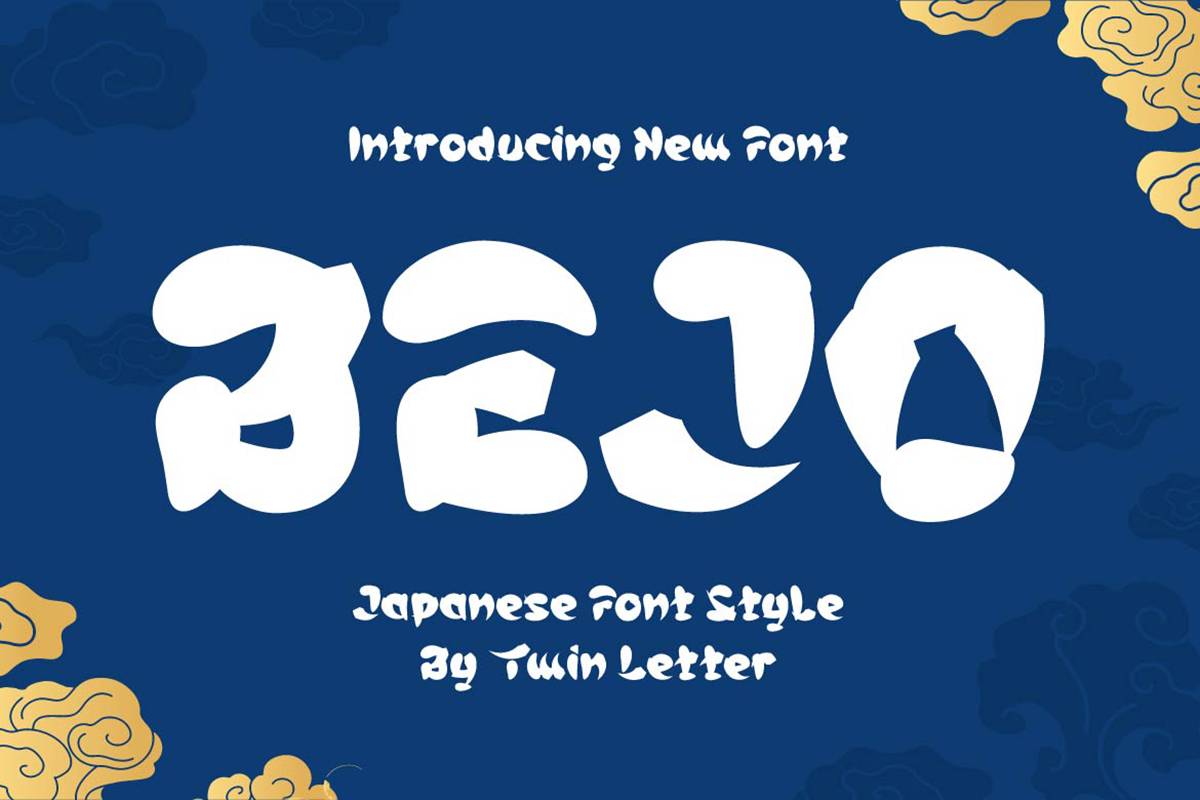 Bejo Font sample