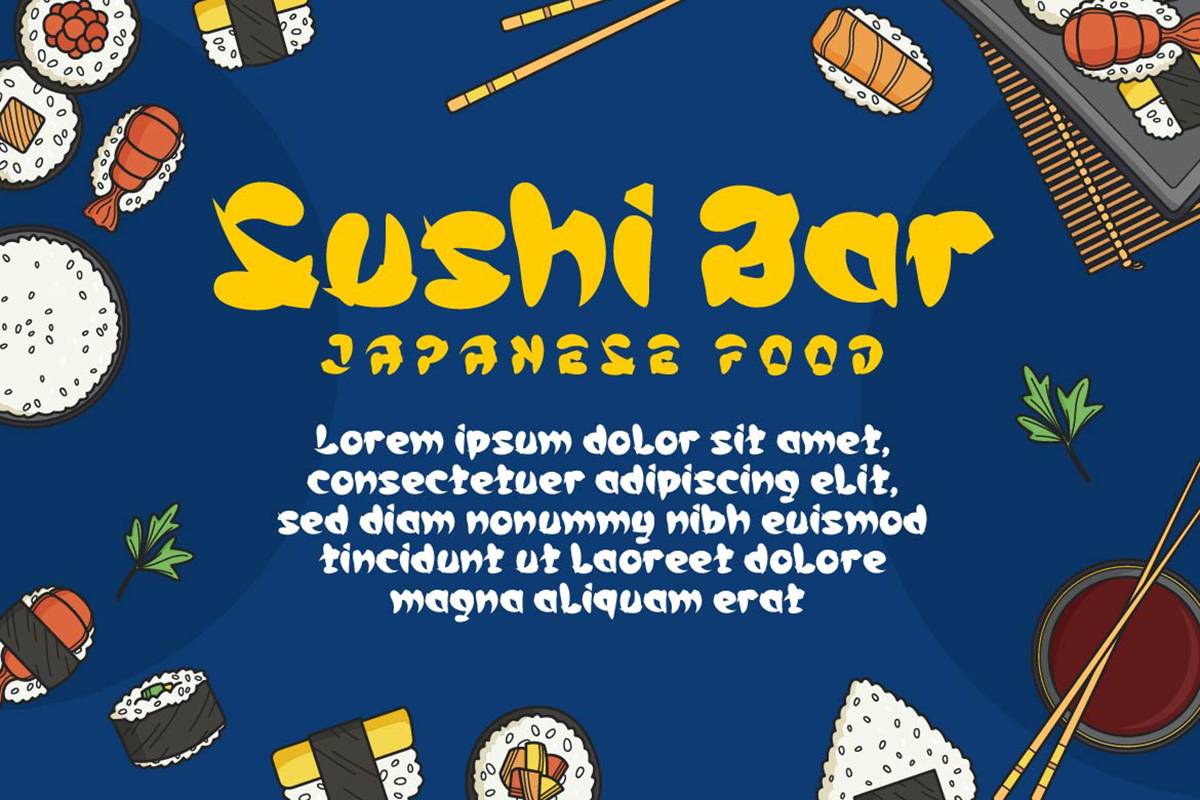 Bejo Font sample