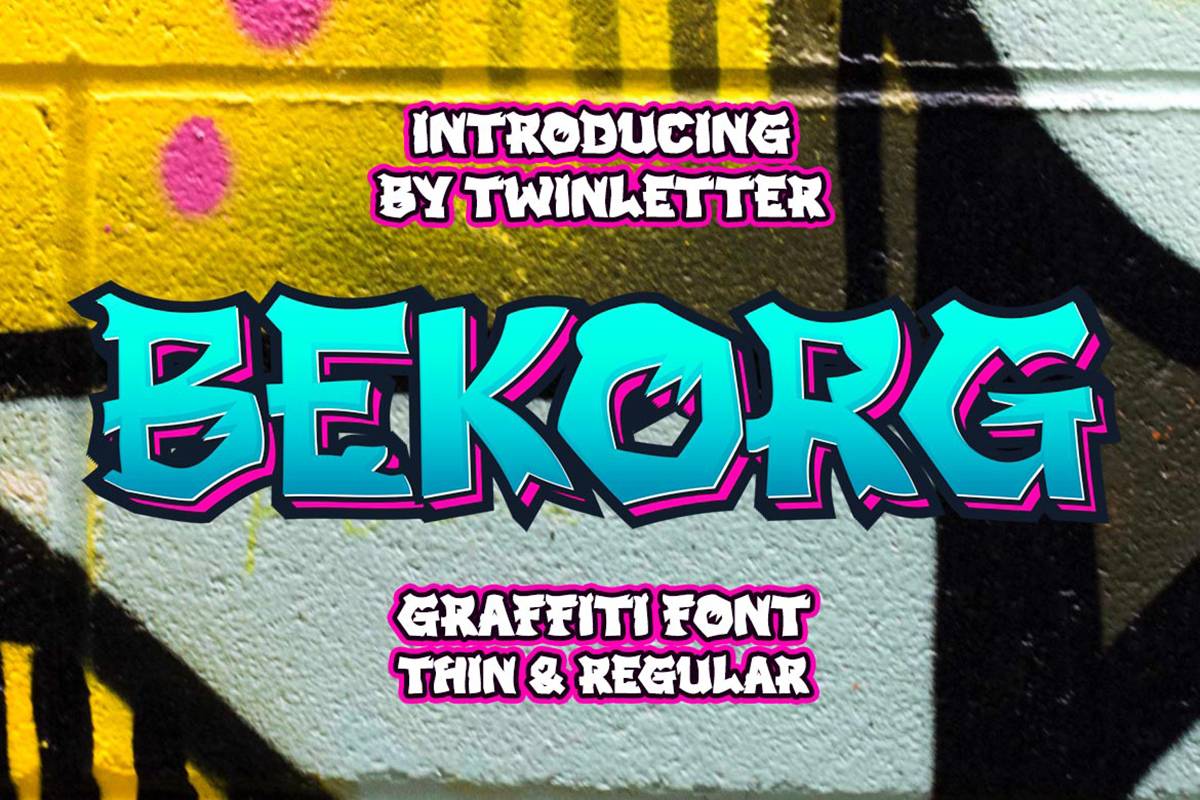 Bekorg Font sample