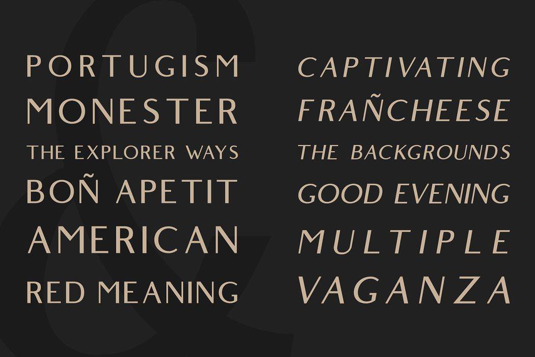Belgium Font sample