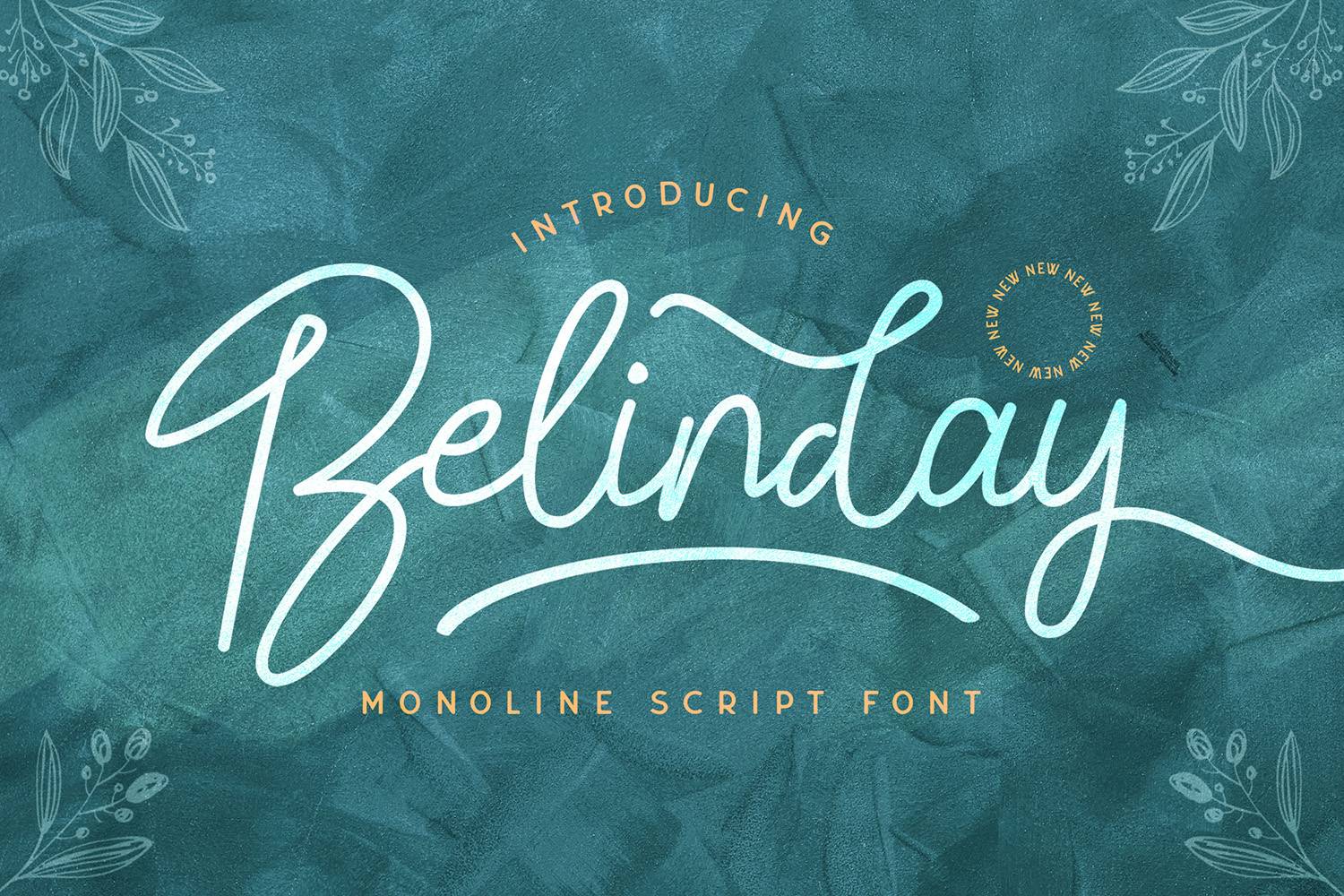 Belinday Font sample