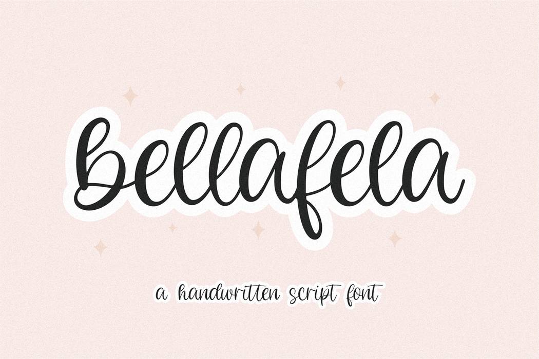 Bellafela Font sample