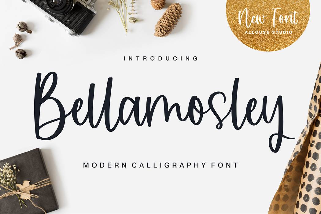 Bellamosley Font sample