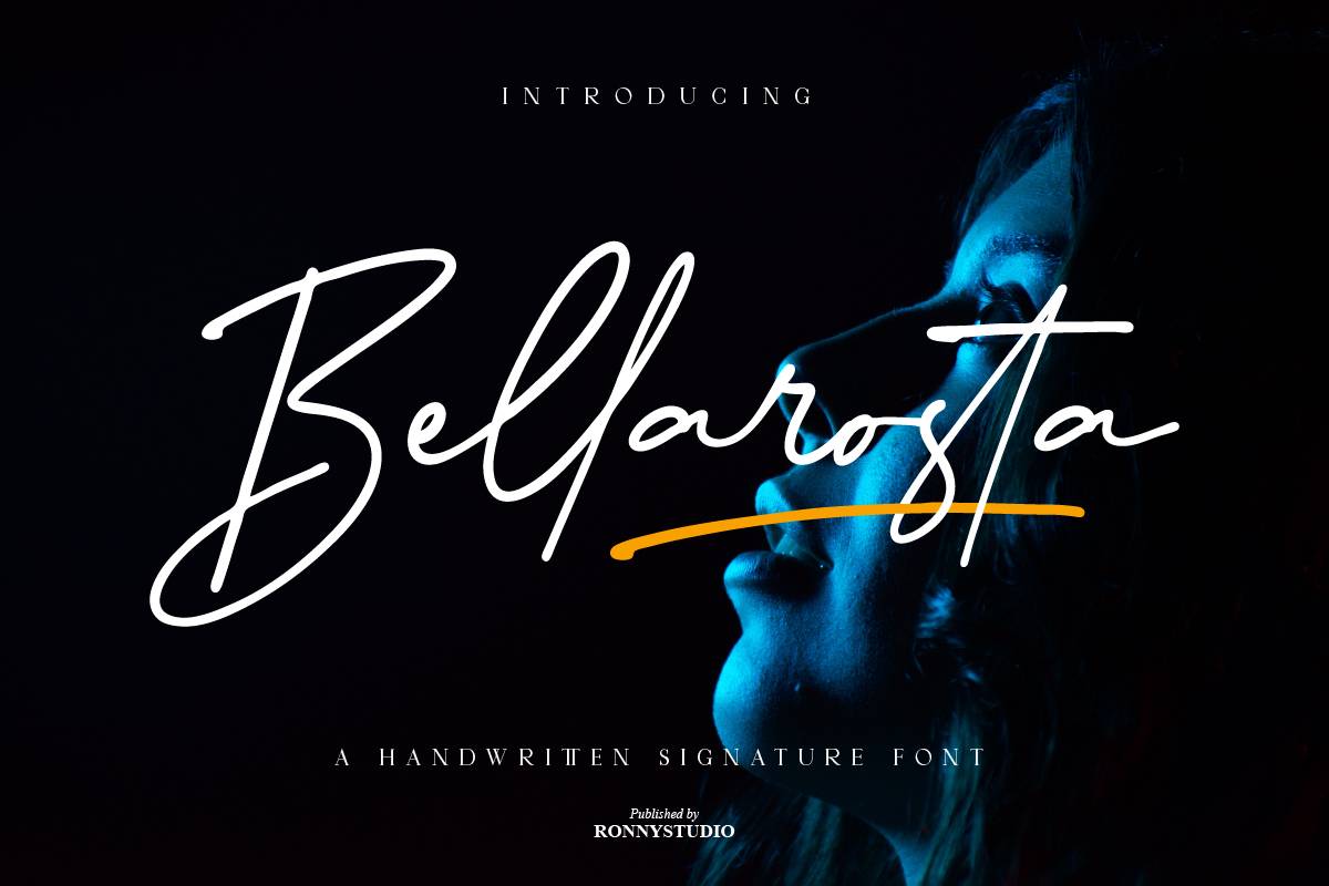 Bellarosta Font sample
