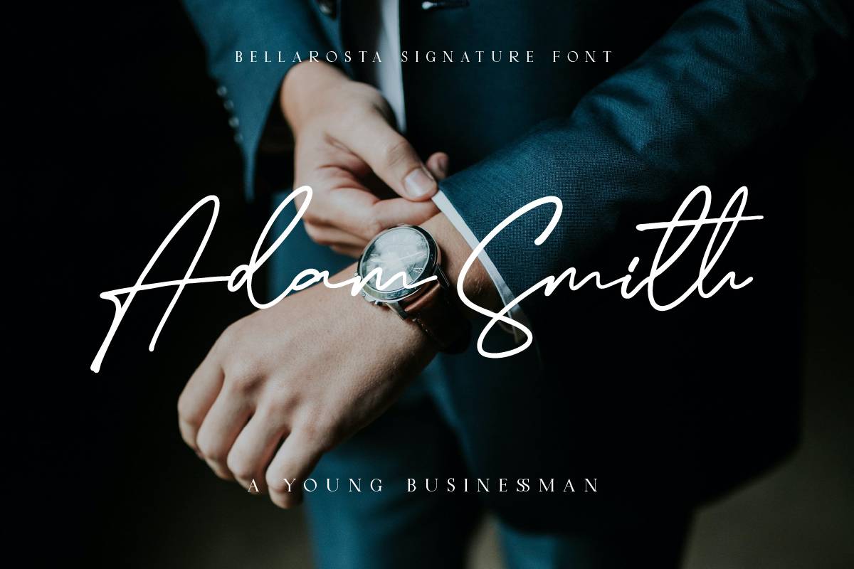 Bellarosta Font sample
