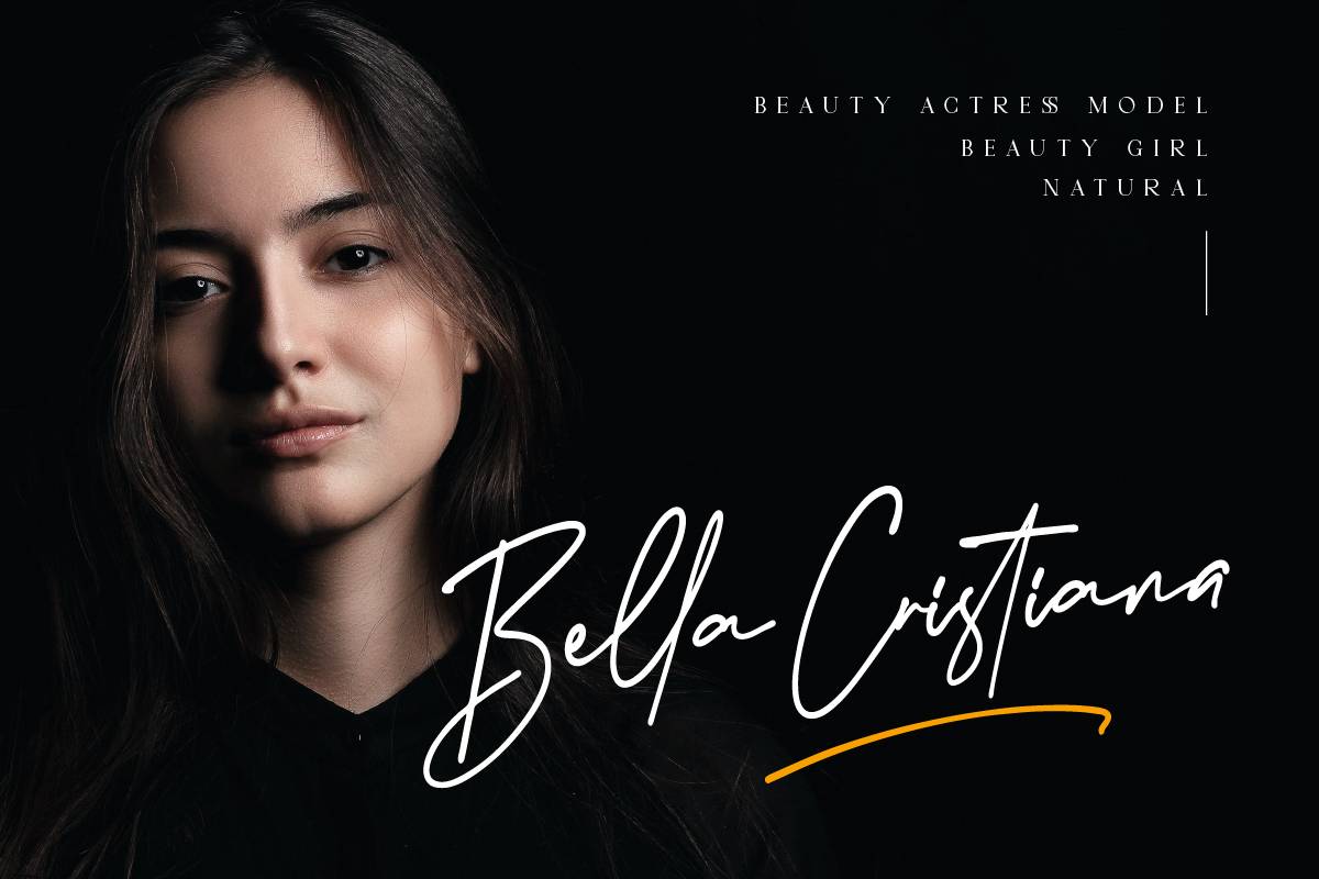 Bellarosta Font sample