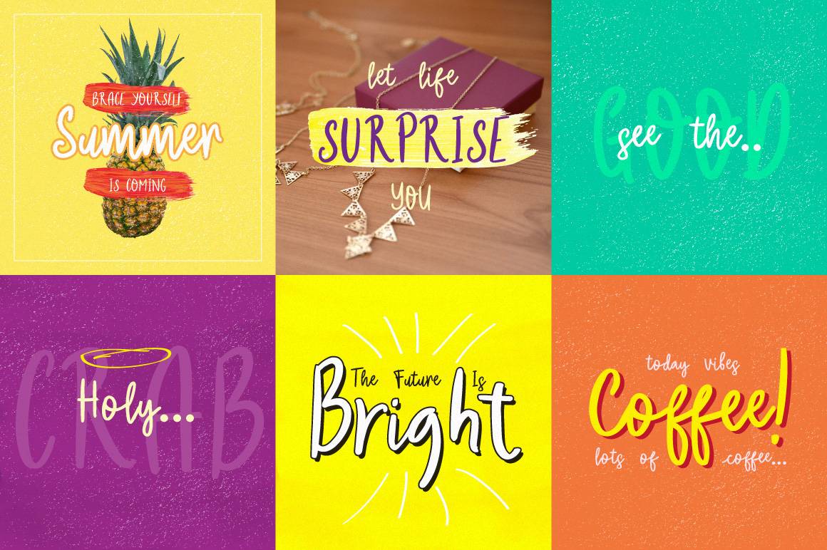 Belle âme Font sample