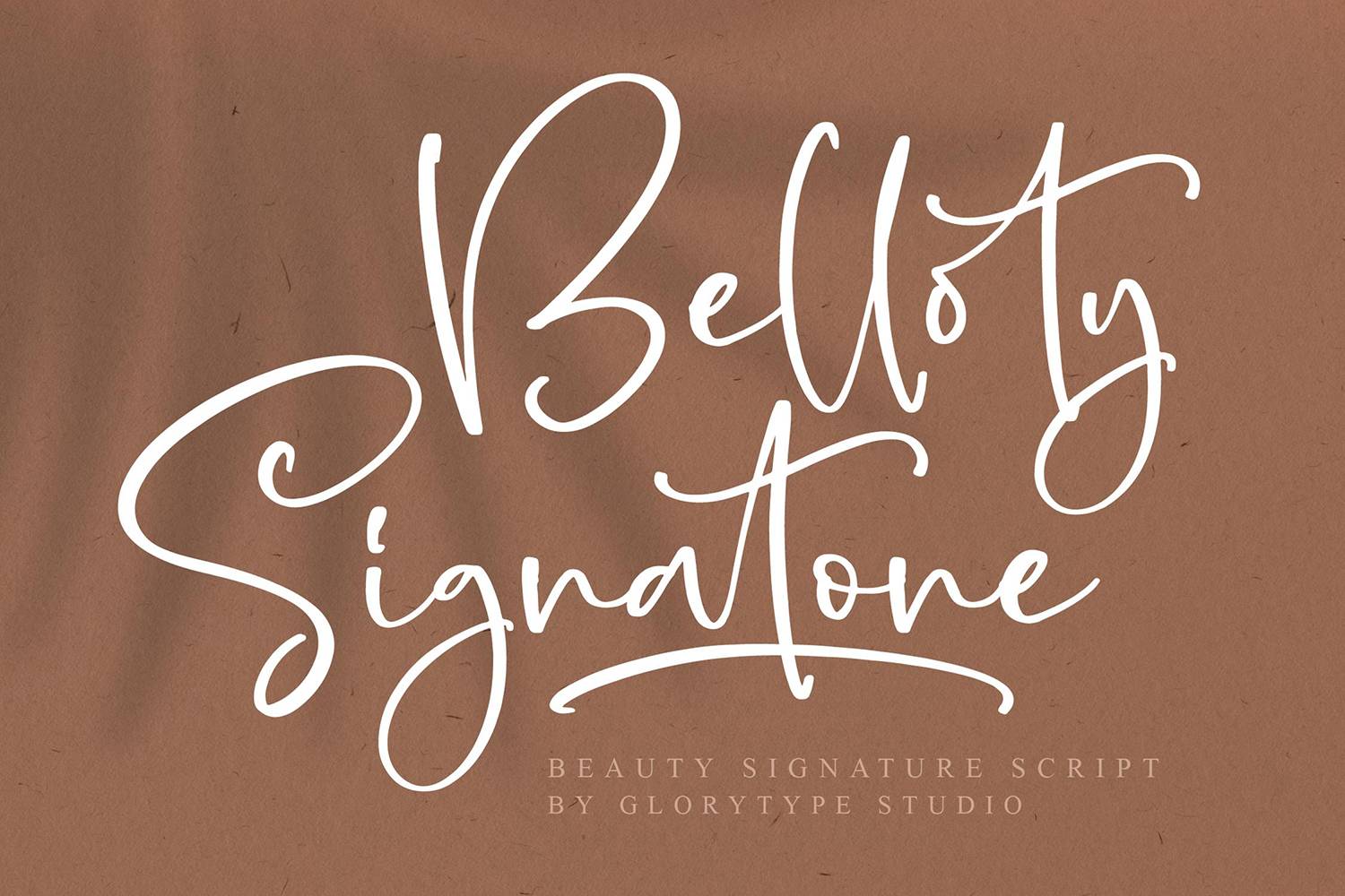 Belloty Signatone Font sample