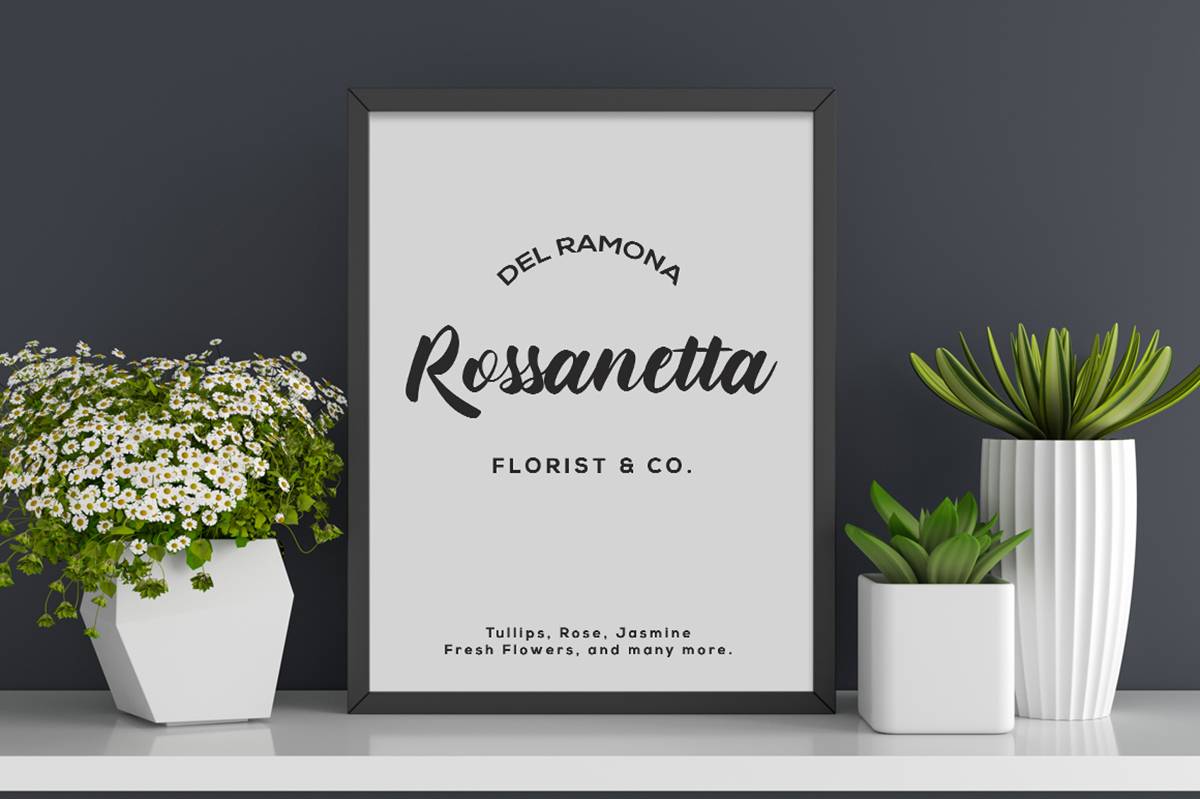 Bellugra Script Font sample