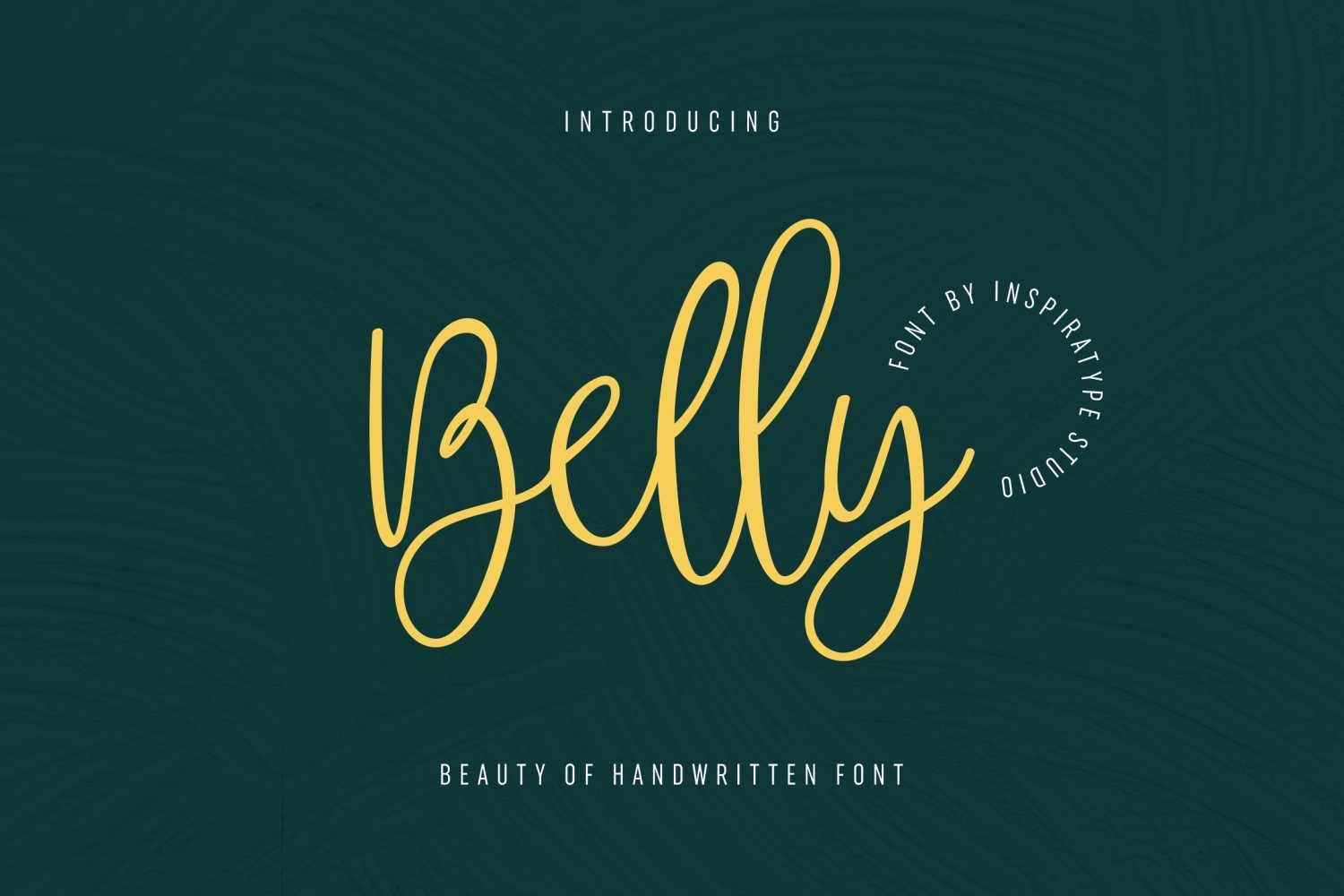 Belly Font sample