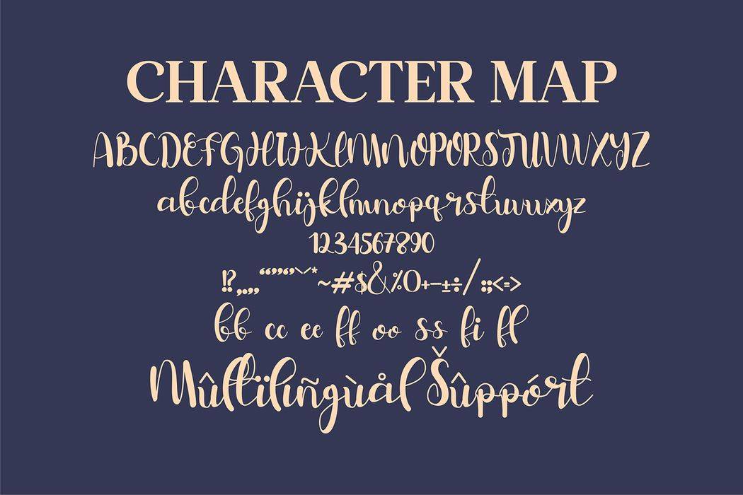 Belymole Font sample