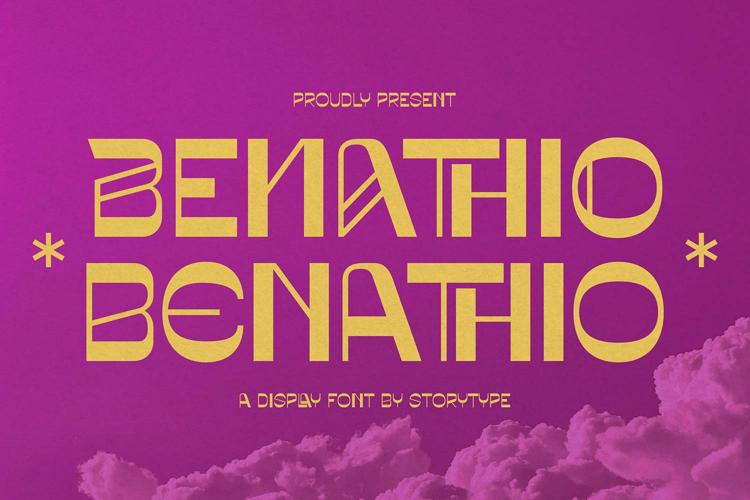 Benathio Font sample