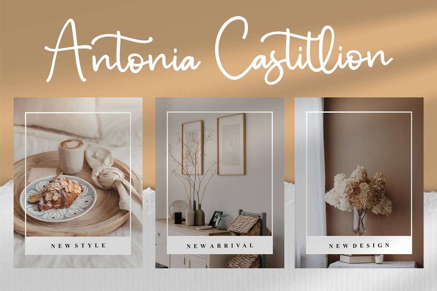 Benattia Signhale Font sample