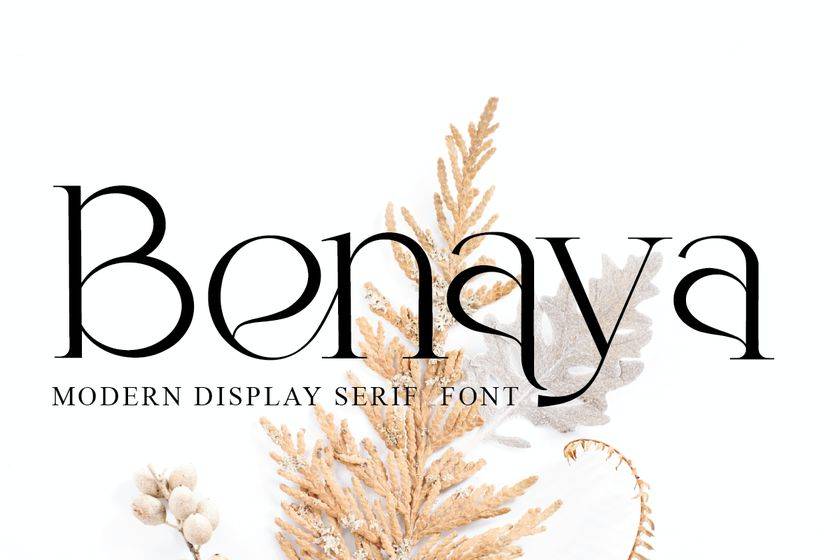 Benaya Font sample