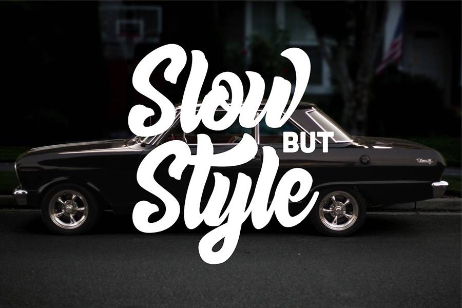 Beneth Handlettering Script Font sample