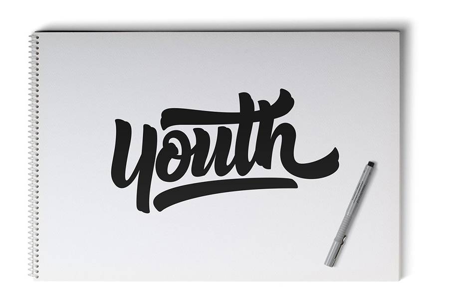 Beneth Handlettering Script Font sample