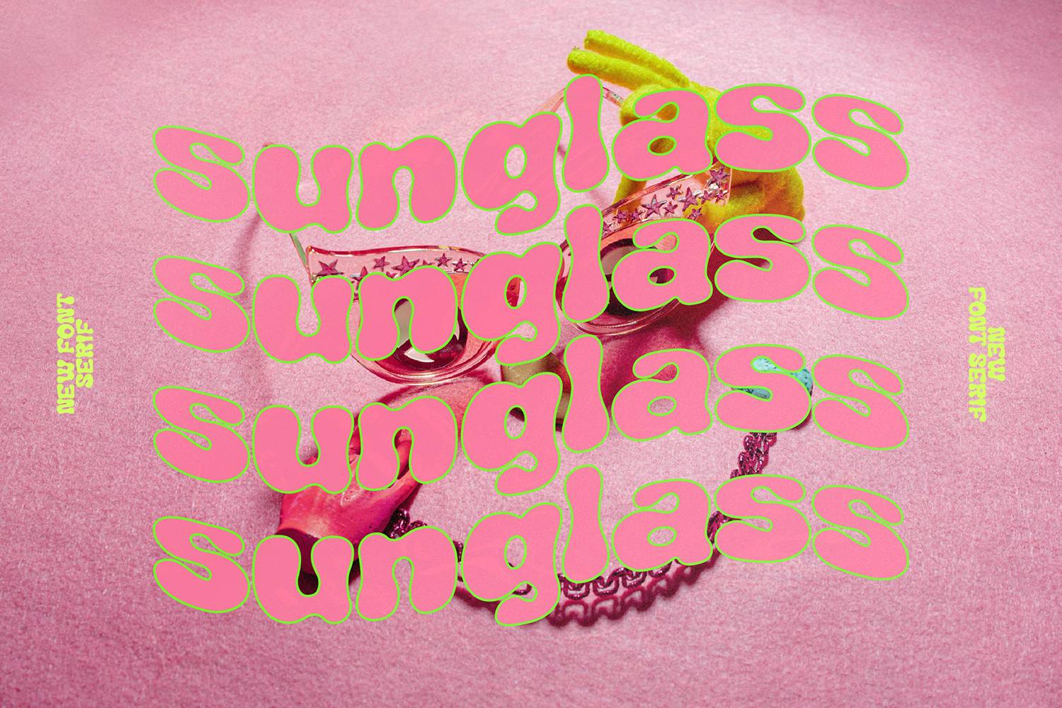 Benomout Font sample