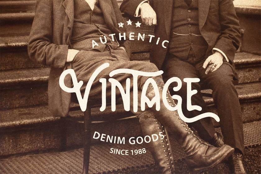 Bentley Font sample