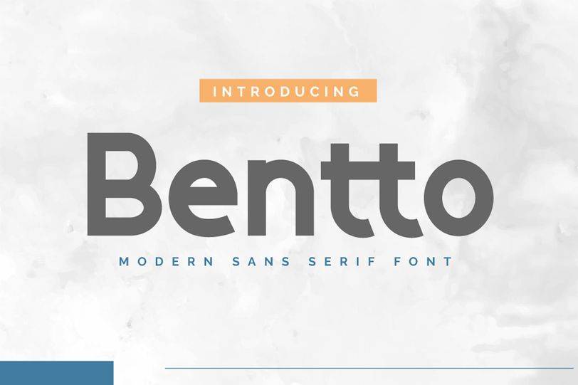 Bentto Font sample