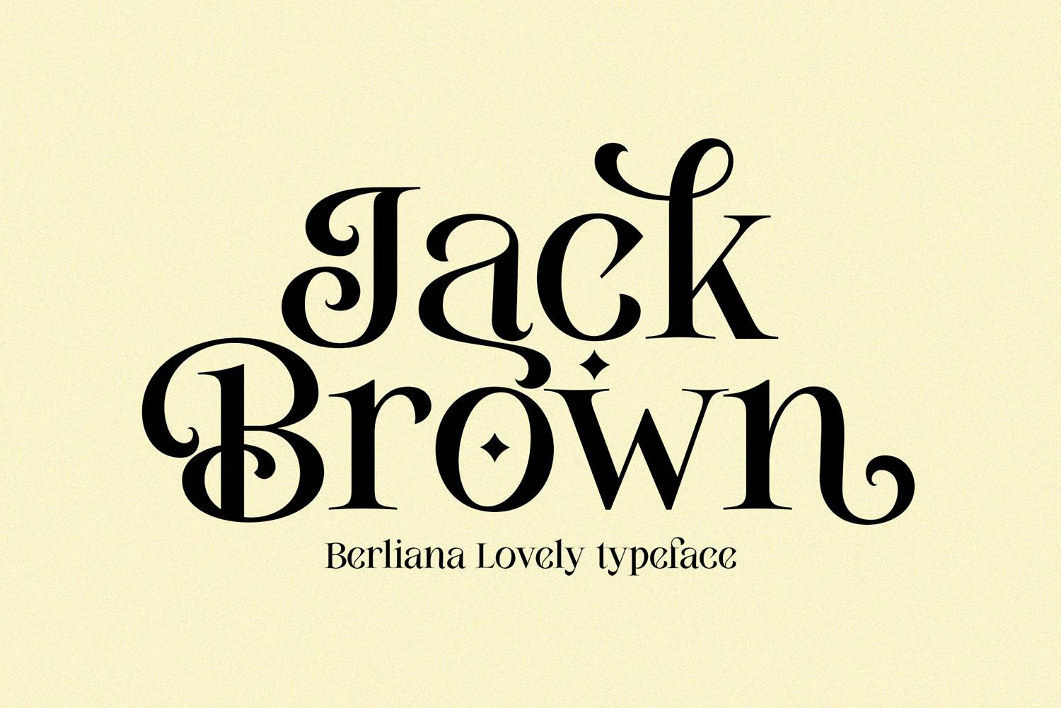 Berliana Lovely Font sample