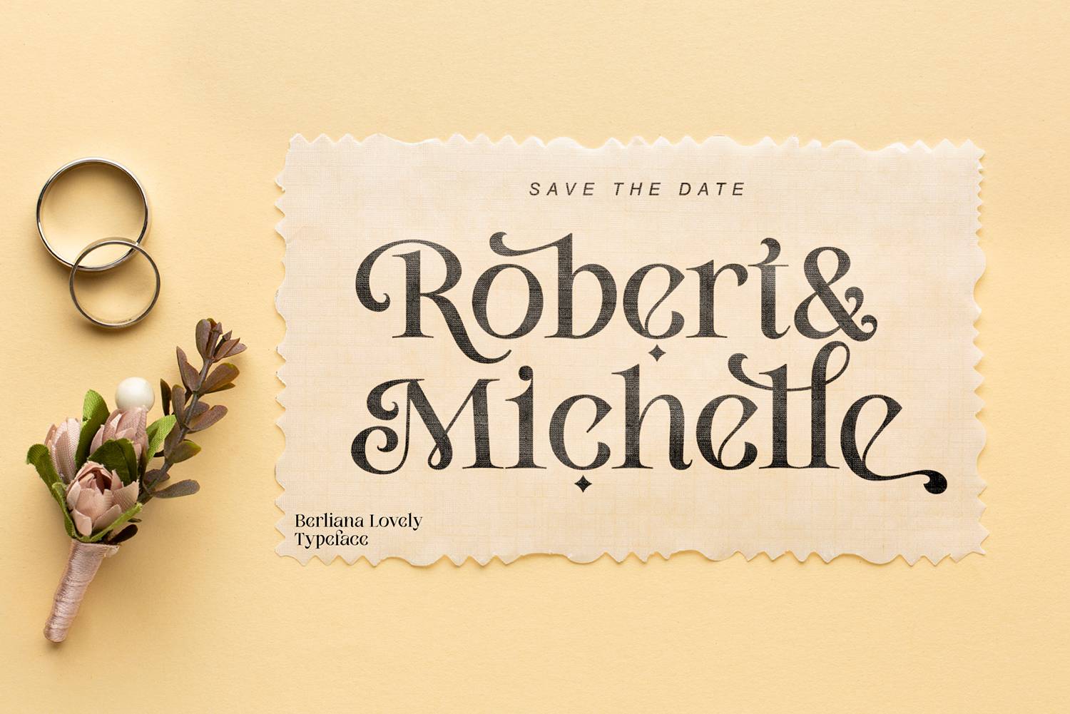 Berliana Lovely Font sample