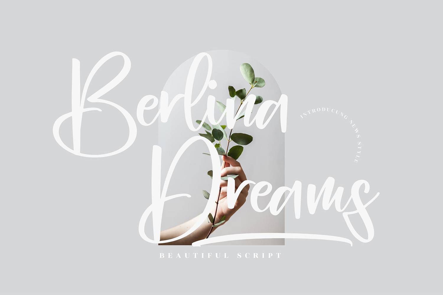 Berlina Dreams Font sample