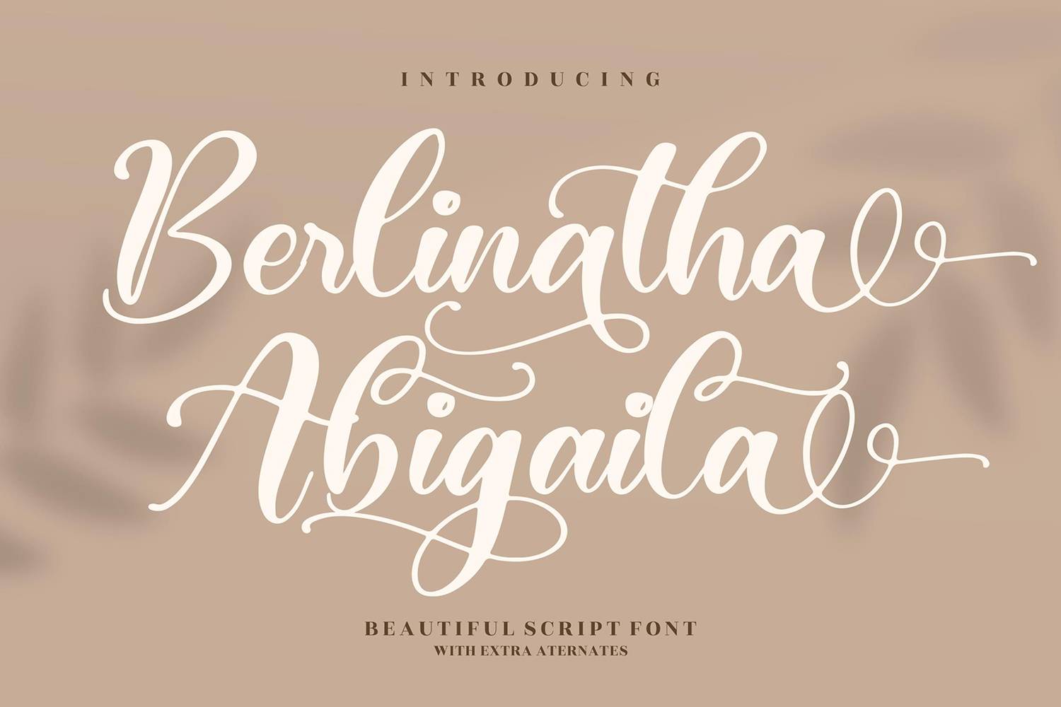 Berlinatha Abigaila Font sample