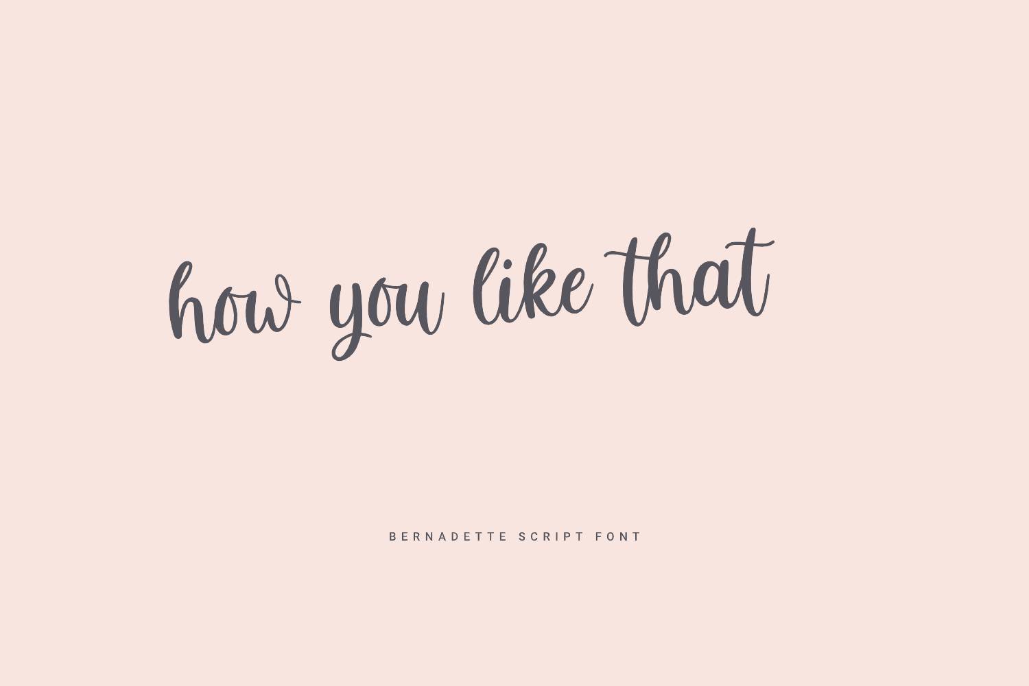 Bernadette Font sample