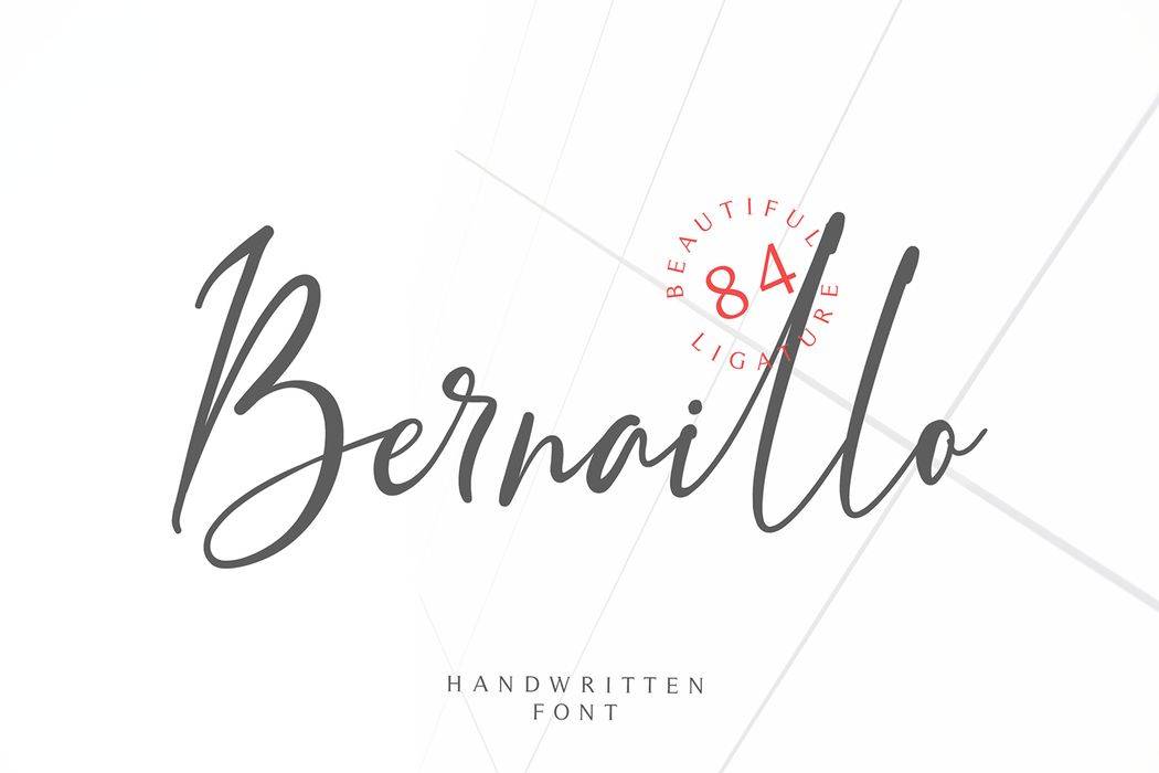 Bernaillo Font sample