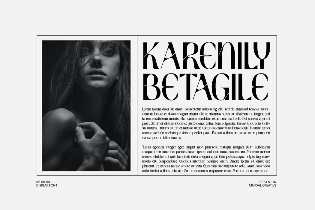 Beron Font sample