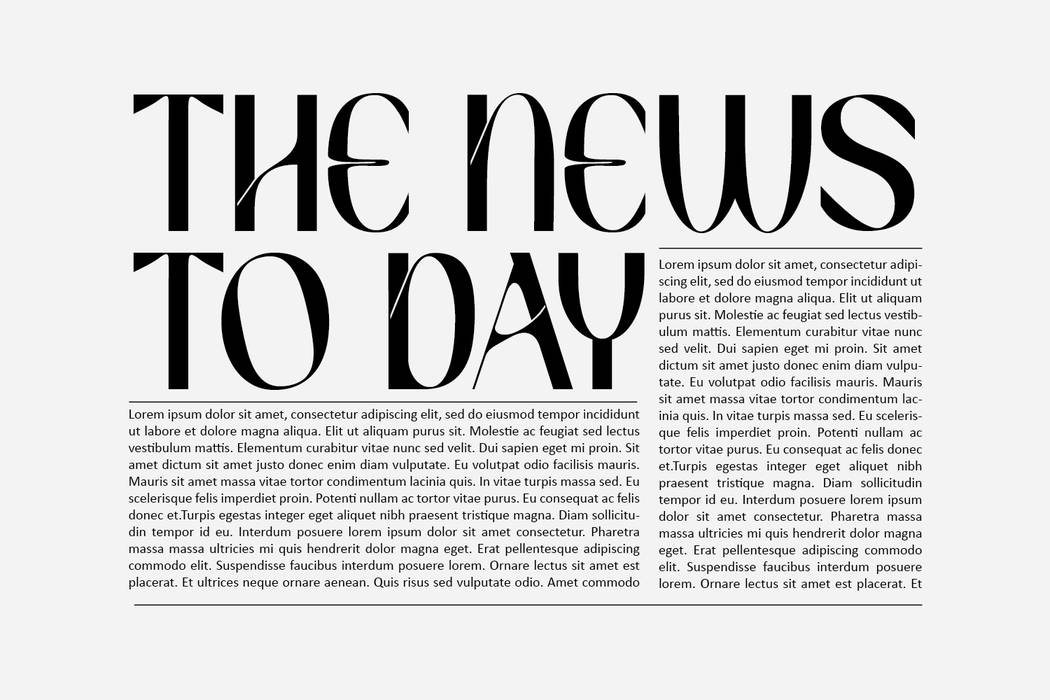 Beron Font sample