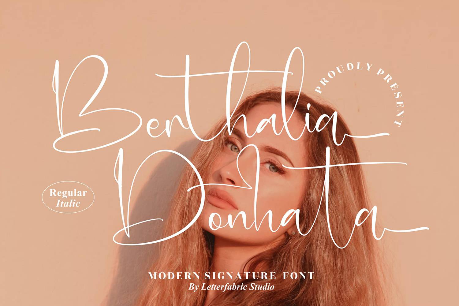 Berthalia Donatha Font sample