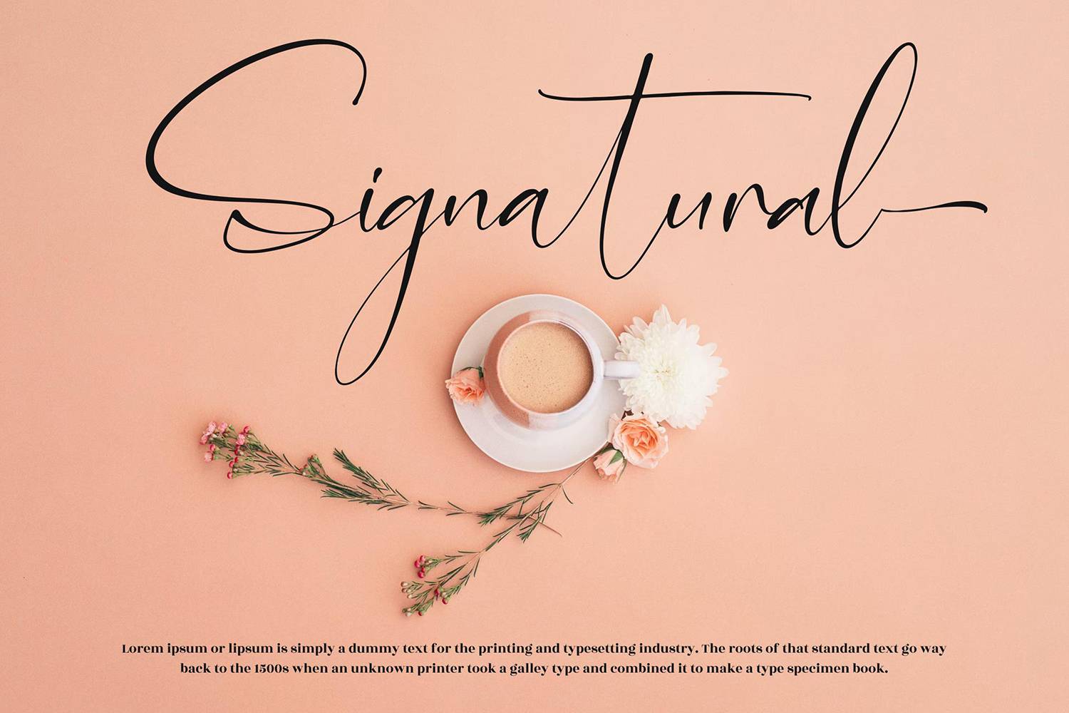 Berthalia Donatha Font sample