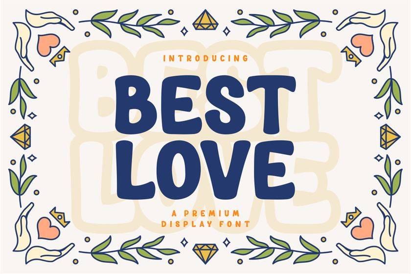 Best Love Font sample