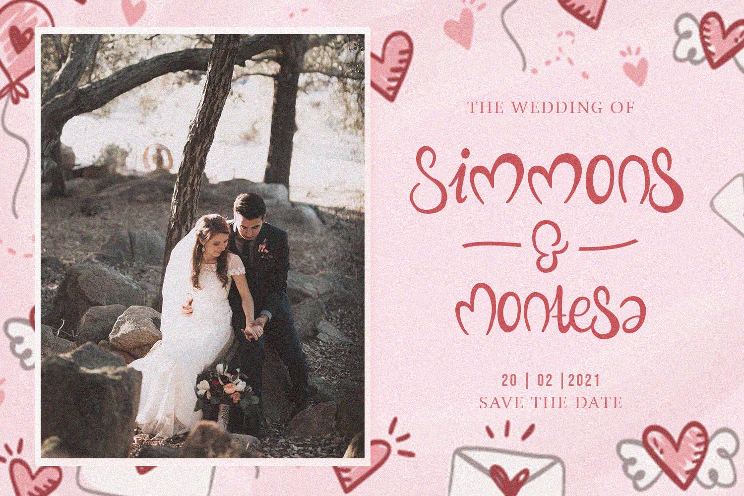 Best Valentine Font sample