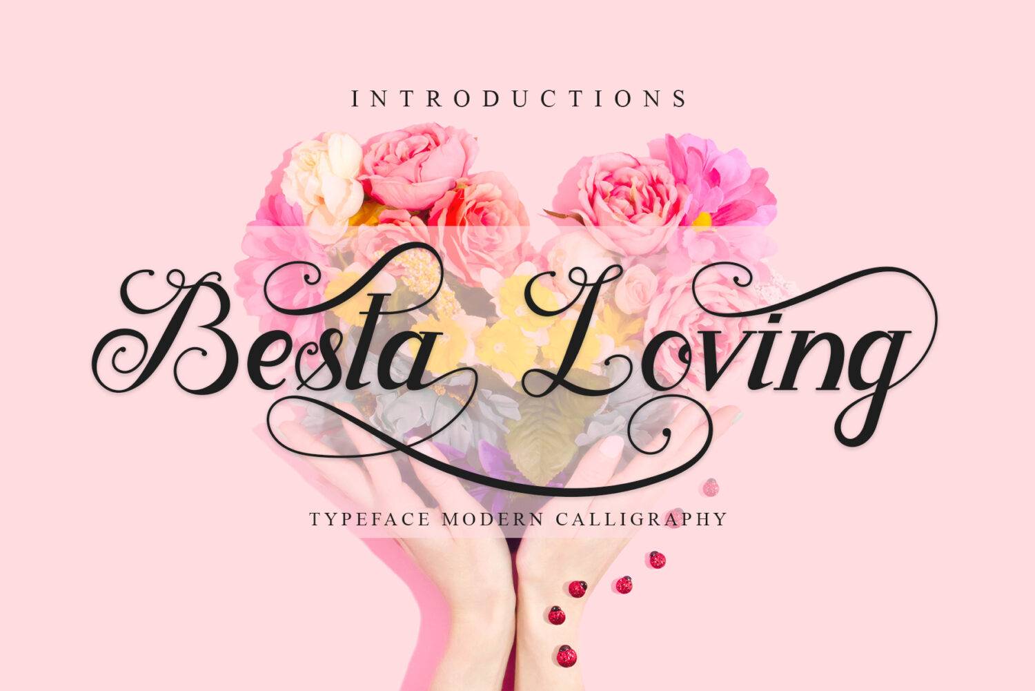 Besta Loving Font sample