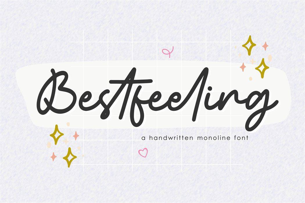 Bestfeeling Font sample
